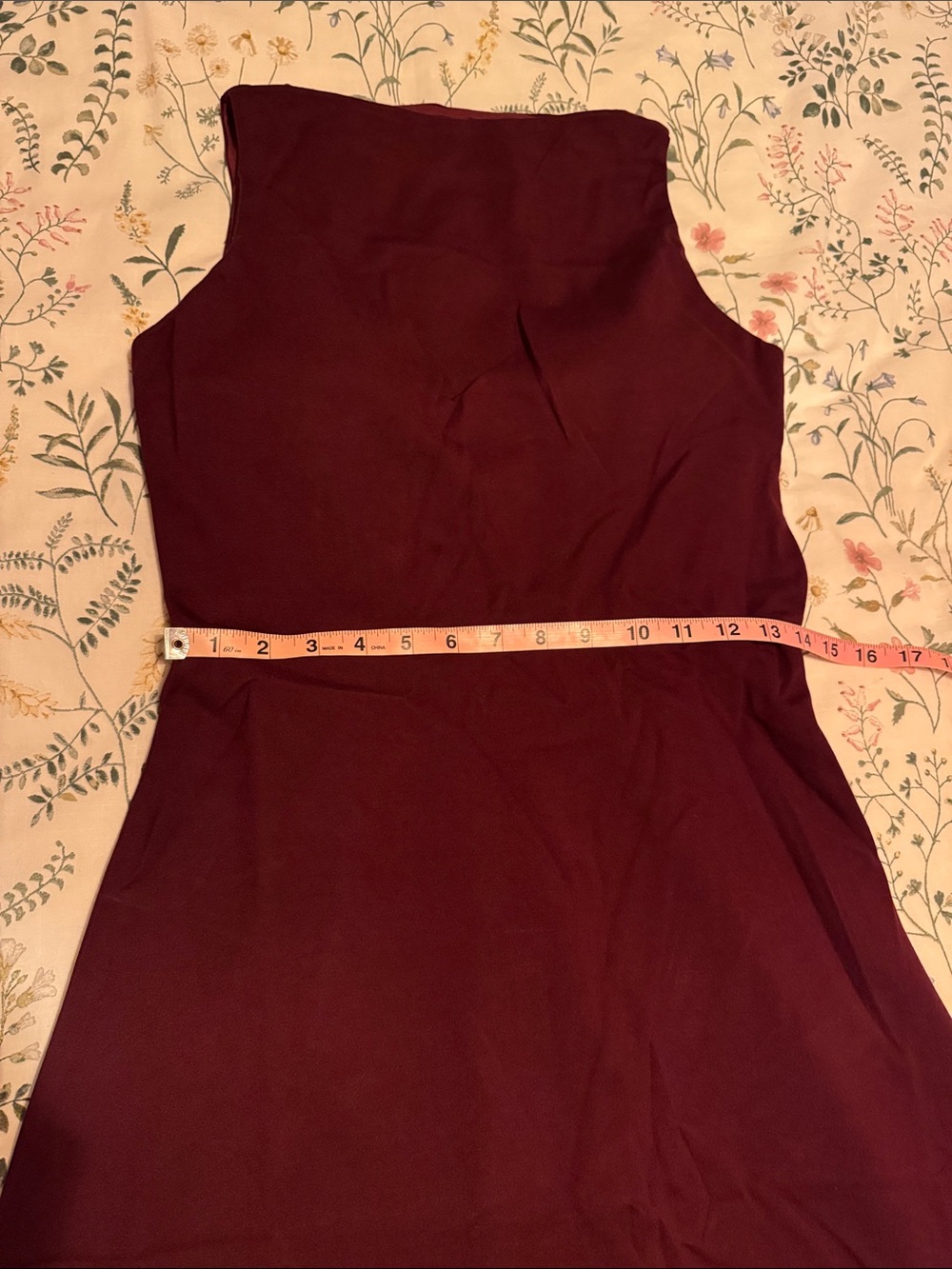OGL Move NWT Classy Boatneck Fit-and-Flare Mini Bra Dress M Medium ruby red - Picture 6 of 8